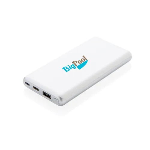 Ultragyors 10 000 mAh powerbank PD-vel Fehér 