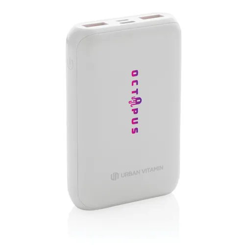 Urban Vitamin Alameda 10 000 mAh 18W-os PD powerbank Fehér 