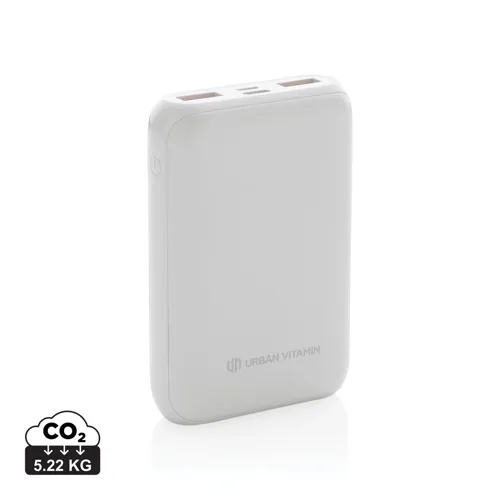 Urban Vitamin Alameda 10 000 mAh 18W-os PD powerbank Fehér 