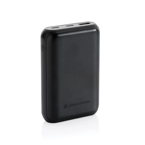 Urban Vitamin Alameda 10 000 mAh 18W-os PD powerbank Fekete 