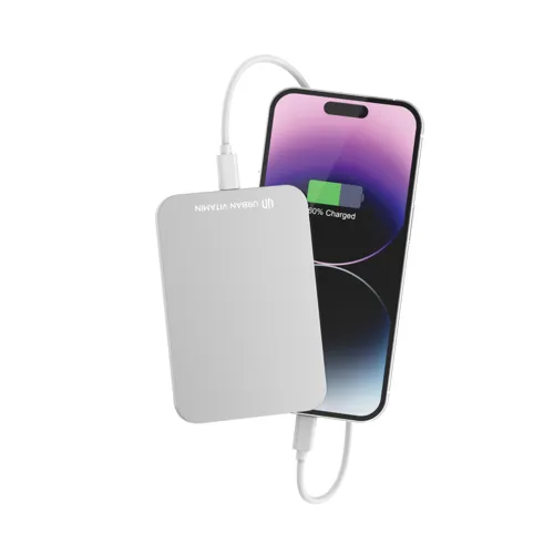 Urban Vitamin Burbank RCS műanyag/alu 3000 mAh powerbank Szürke 