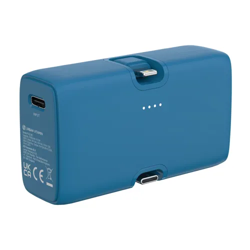 Urban Vitamin Los Angeles RCS újrah.műanyag 20W PD powerbank Kék 