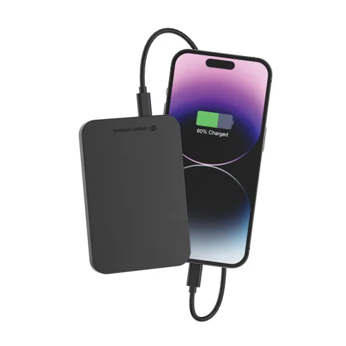 Urban Vitamin Richmond RCS műanyag/alu 5000 mAh powerbank Fekete 