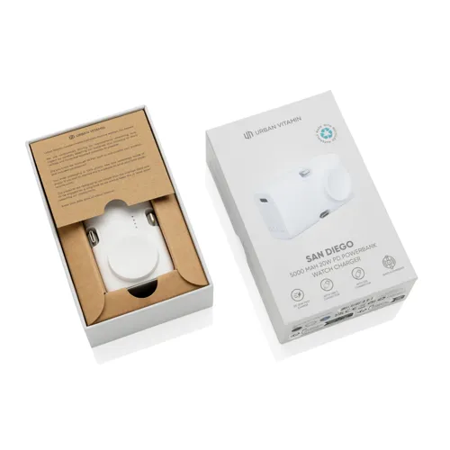 Urban Vitamin San Diego RCS újrah. műanyag 20W PD powerbank Fehér 