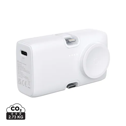 Urban Vitamin San Diego RCS újrah. műanyag 20W PD powerbank Fehér 