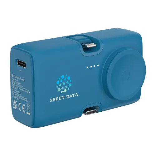 Urban Vitamin San Diego RCS újrah. műanyag 20W PD powerbank Kék 
