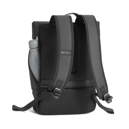 Urban vízálló flap-top hátizsák Fekete 