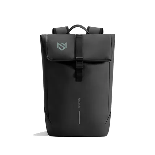 Urban vízálló flap-top hátizsák Fekete 