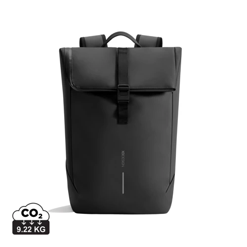 Urban vízálló flap-top hátizsák Fekete 