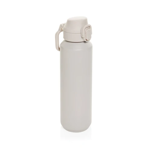 Via RCS újrahasznosított, zárható sport palack 600 ml Barna 