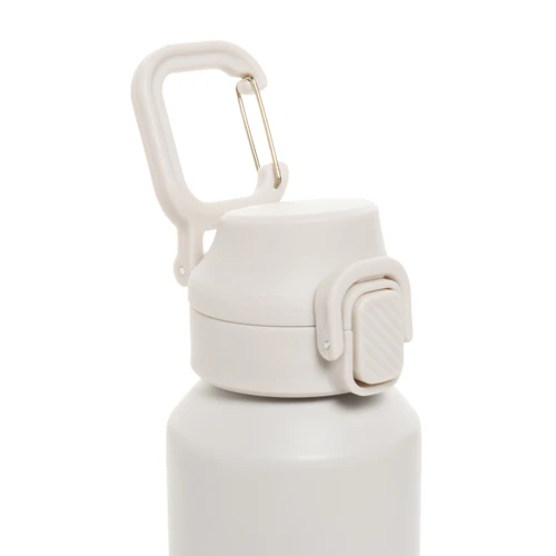 Via RCS újrahasznosított, zárható sport palack 600 ml Barna 