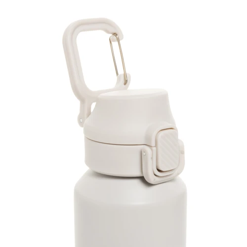 Via RCS újrahasznosított, zárható sport palack 600 ml Barna 