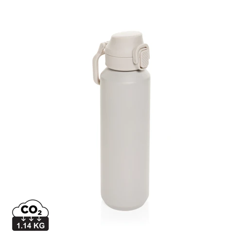 Via RCS újrahasznosított, zárható sport palack 600 ml Barna 