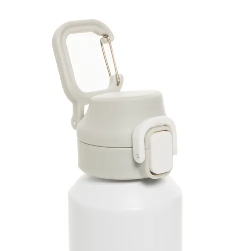 Via RCS újrahasznosított, zárható sport palack 600 ml Fehér 