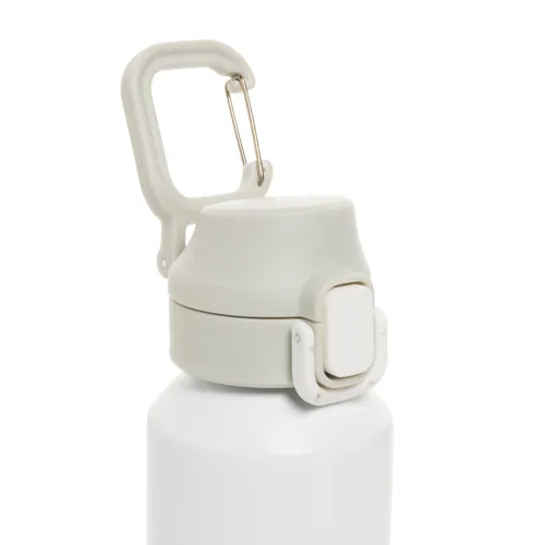 Via RCS újrahasznosított, zárható sport palack 600 ml Fehér 