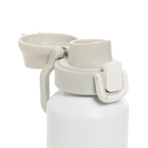 Via RCS újrahasznosított, zárható sport palack 600 ml Fehér 