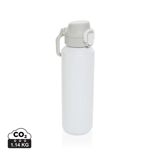 Via RCS újrahasznosított, zárható sport palack 600 ml Fehér 