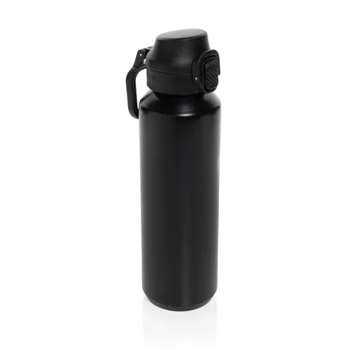 Via RCS újrahasznosított, zárható sport palack 600 ml Fekete 