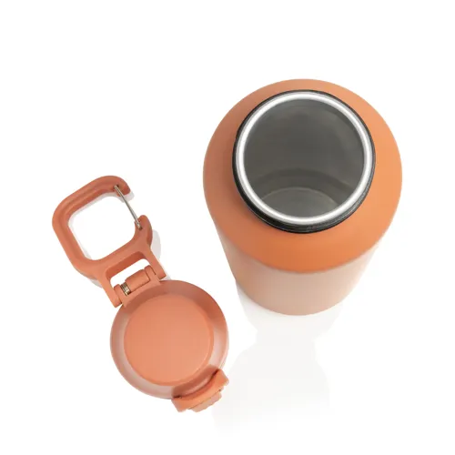 Via RCS újrahasznosított, zárható sport palack 600 ml Narancssárga 