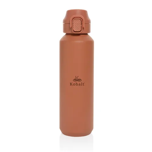 Via RCS újrahasznosított, zárható sport palack 600 ml Narancssárga 