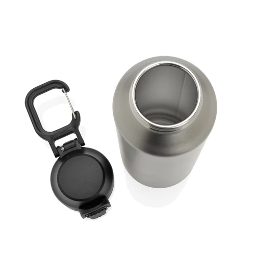Via RCS újrahasznosított, zárható sport palack 600 ml Szürke 