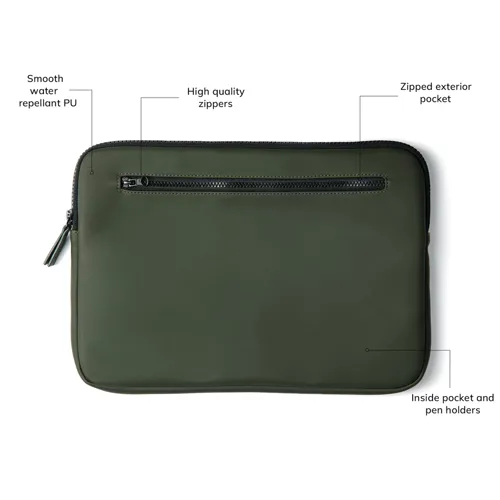 VINGA Baltimore laptop tok 15" Zöld 