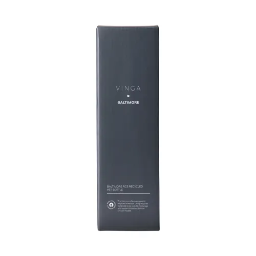 VINGA Baltimore RCS újrahaszn. SS palack, 600 ml Fekete 