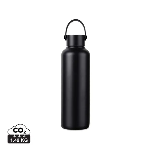 VINGA Baltimore RCS újrahaszn. SS palack, 600 ml Fekete 