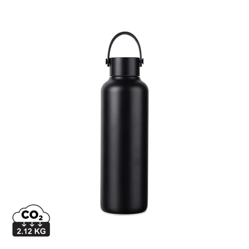 VINGA Baltimore RCS újrahaszn. SS palack, 600 ml Fekete 