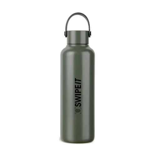 VINGA Baltimore RCS újrahaszn. SS palack, 600 ml Zöld 