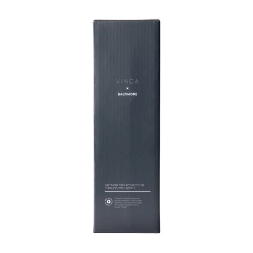 VINGA Baltimore Trek RCS újrahaszn. SS palack, 600 ml Barna 