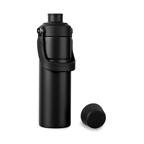 VINGA Baltimore Trek RCS újrahaszn. SS palack, 600 ml Fekete 