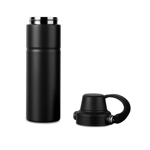 VINGA Baltimore Trek RCS újrahaszn. SS palack, 600 ml Fekete 