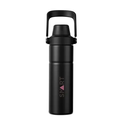 VINGA Baltimore Trek RCS újrahaszn. SS palack, 600 ml Fekete 