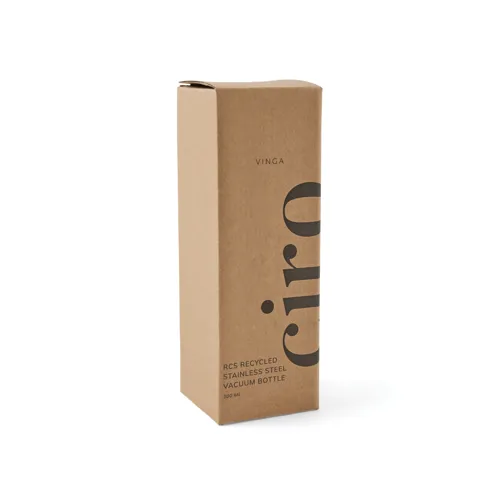 VINGA Ciro RCS újrahasznosított vákuumpalack, 300 ml Barna 