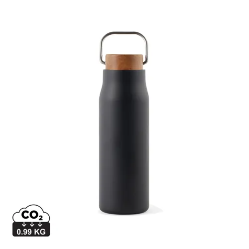 VINGA Ciro RCS újrahasznosított vákuumpalack, 300 ml Fekete 