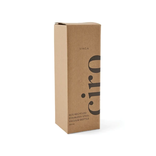 VINGA Ciro RCS újrahasznosított vákuumpalack, 300 ml Szürke 