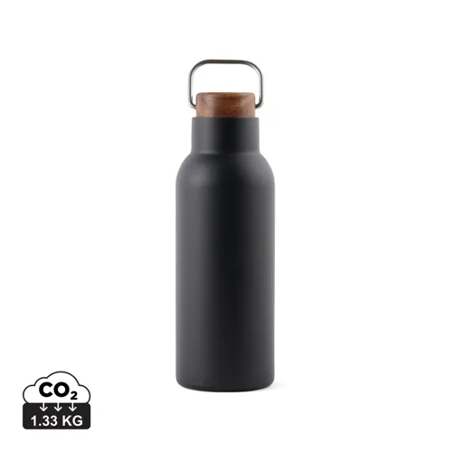 VINGA Ciro RCS újrahasznosított vákuumpalack, 580 ml Fekete 