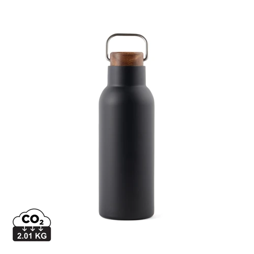 VINGA Ciro RCS újrahasznosított vákuumpalack, 580 ml Fekete 