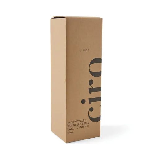 VINGA Ciro RCS újrahasznosított vákuumpalack, 800 ml Fehér 