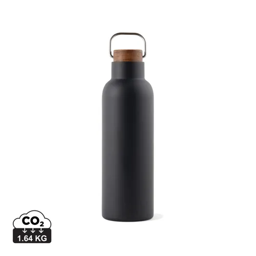 VINGA Ciro RCS újrahasznosított vákuumpalack, 800 ml Fekete 