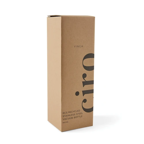 VINGA Ciro RCS újrahasznosított vákuumpalack, 800 ml Szürke 