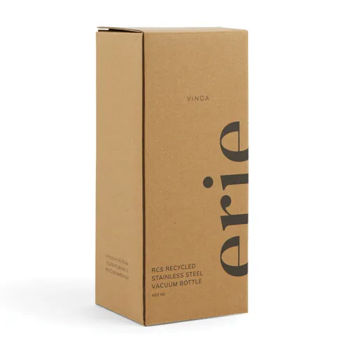 VINGA Erie RCS acél vákuumpalack, 450 ml Fehér 