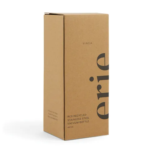 VINGA Erie RCS acél vákuumpalack, 450 ml Szürke 