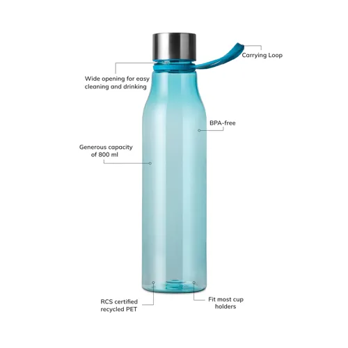 VINGA Lean RCS RPET vizespalack, 800 ml Kék 