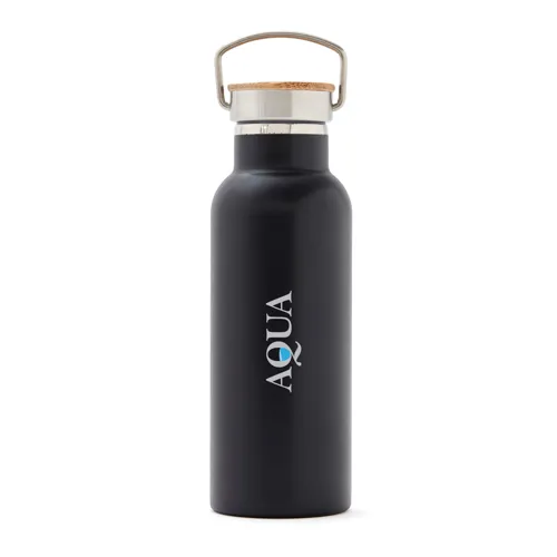 VINGA Miles termosz palack, 500 ml Fekete 
