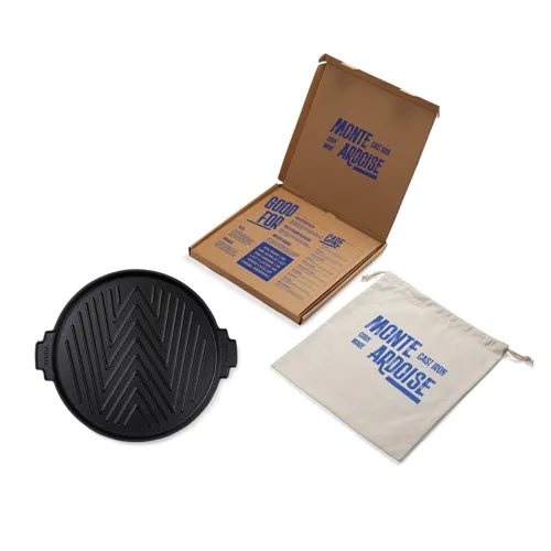 VINGA Monte Ardoise grillsütő, 30 cm Fekete 