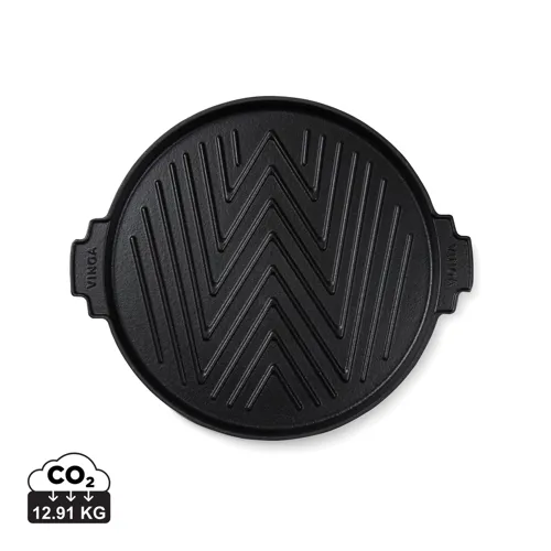VINGA Monte Ardoise grillsütő, 30 cm Fekete 