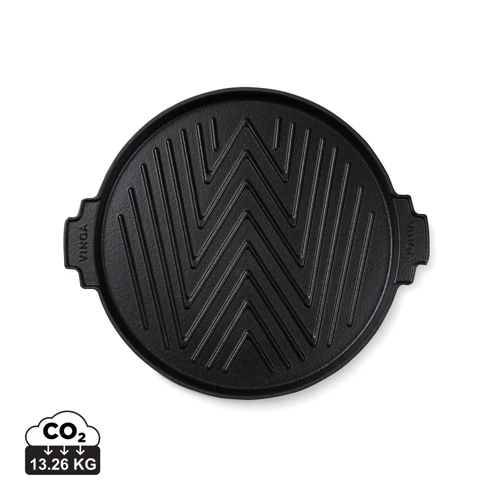 VINGA Monte Ardoise grillsütő, 30 cm Fekete 