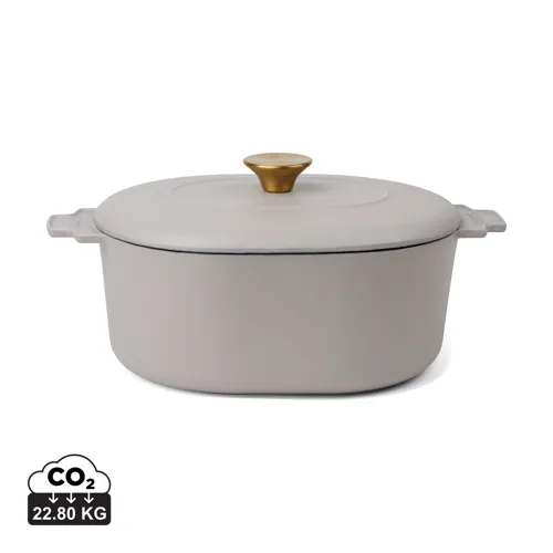 VINGA Monte Heritage cocotte edény, 4 l Szürke 